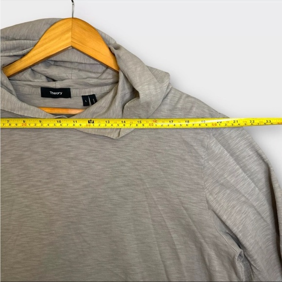 Theory Layer Cosmos Hoodie Lightweight Pullover Shirt Mens Size Large *see Flaw* - Picture 7 of 12